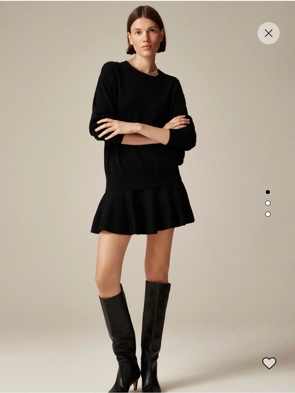 J. Crew Cashmere Relaxed Crewneck Sweater